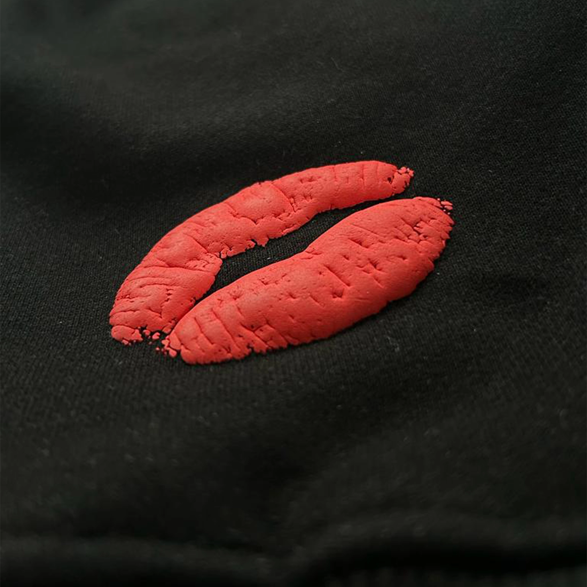 "CHOISI BOOP"đź’‹ PUFF PRINT BLACK HEAVYWEIGHT HOODIE